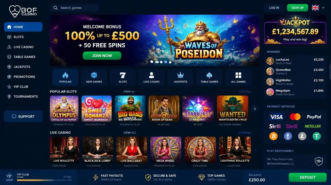 Speel op jouw manier bij Bof Casino Nederland image 1